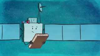La ESA convirtió a Rosetta y Philae en personajes de dibujos animados.