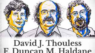 Los tres ganadores del Nobel de este año.