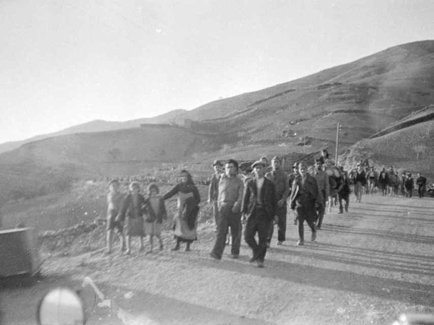 80 años de la masacre de la carretera Málaga-Almería. Fotos de Hazen Sise cedidas por Jesús Majada y el CAF.