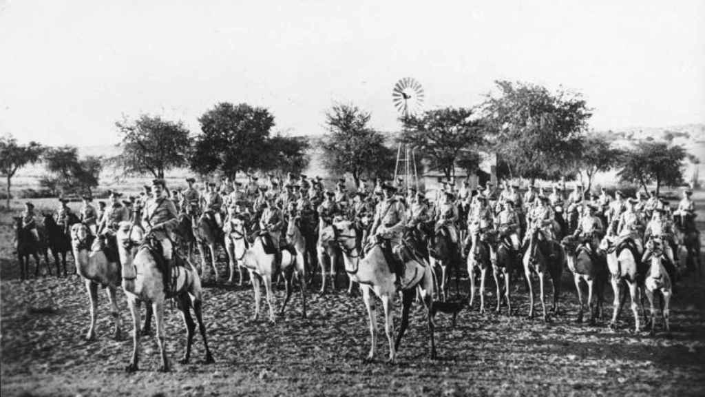 Las tropas coloniales alemanas.