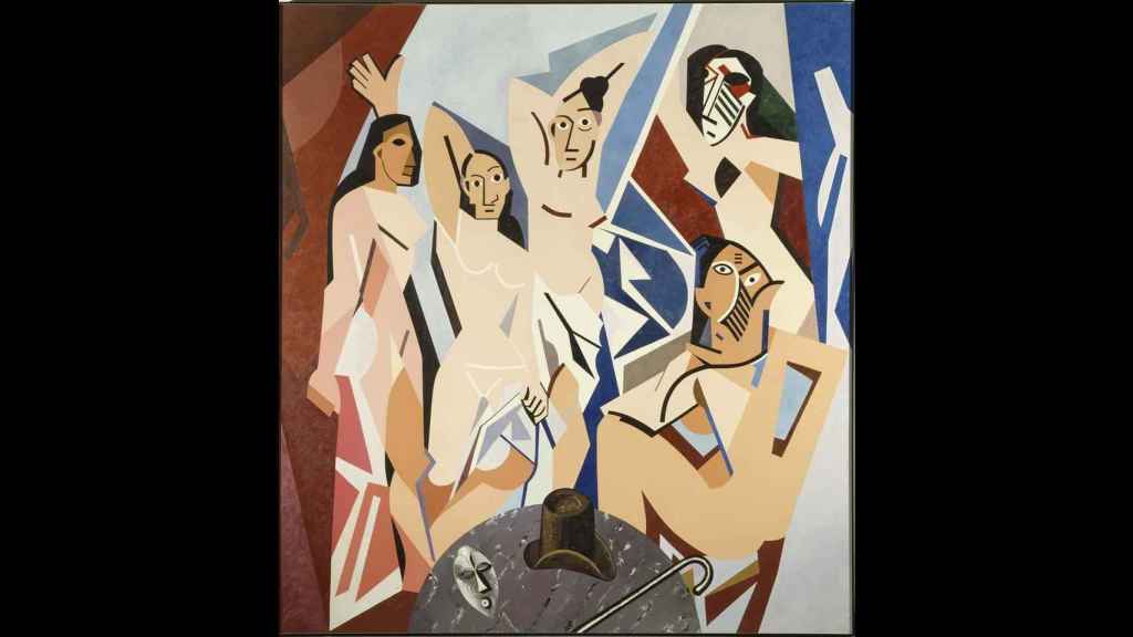 Mr. Cézanne en el Carrer Avinyó, 1980.