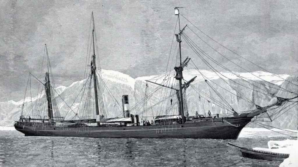 El ballenero 'Proteus' condujo al Ártico a la expedición de Geely.