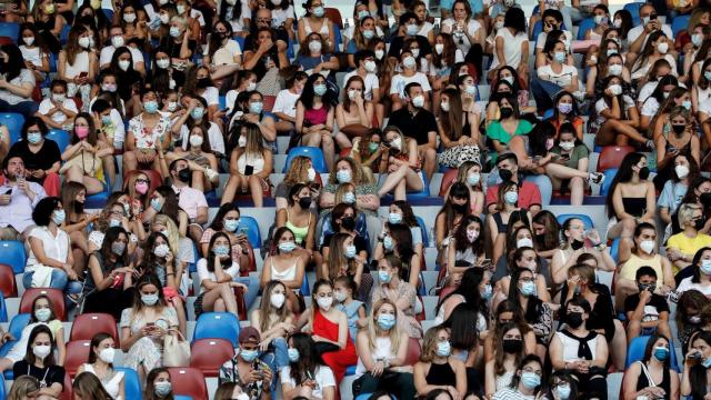 Público en un concierto en Valencia el pasado viernes.