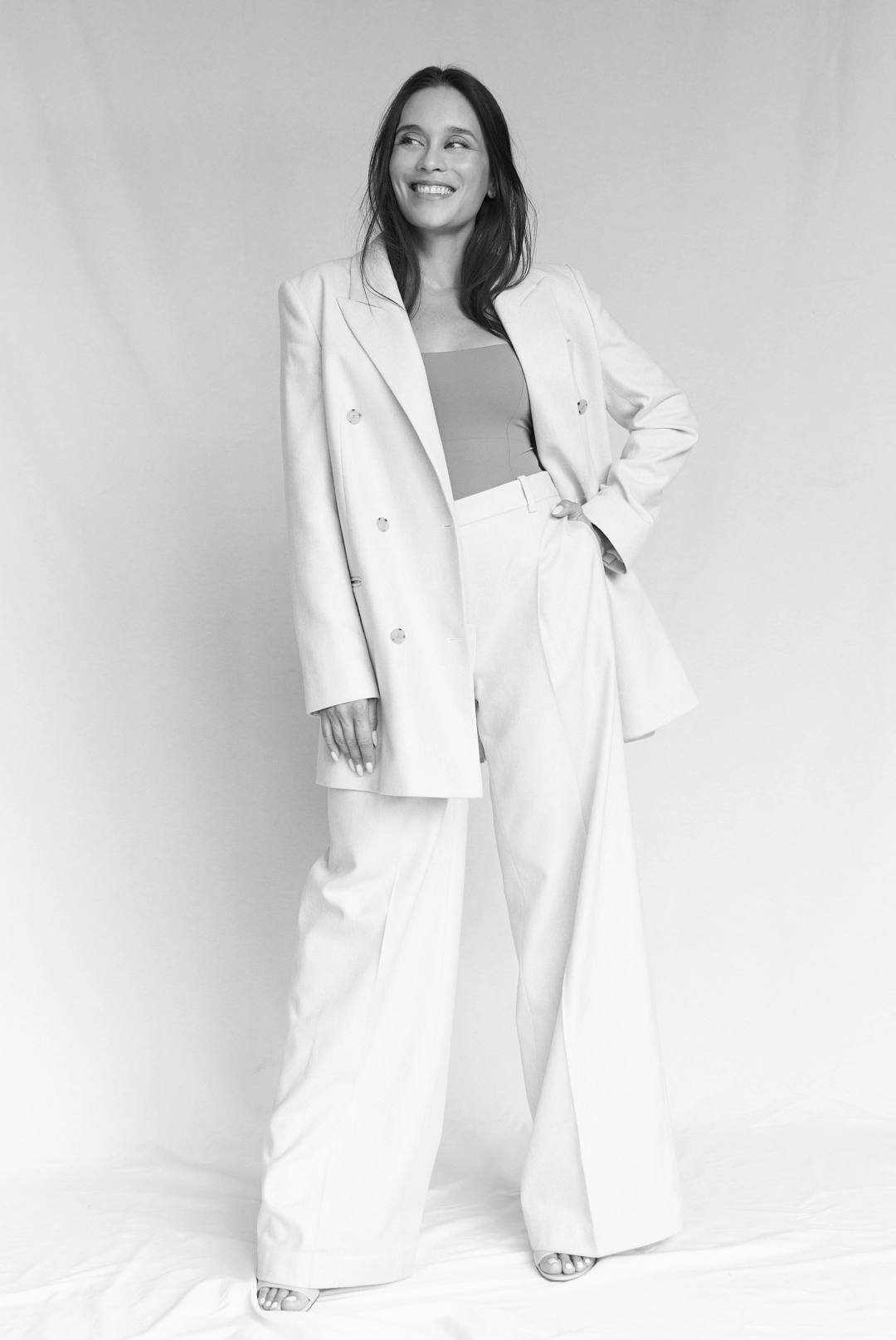 Foto dos de Clarice Alves con el look uno